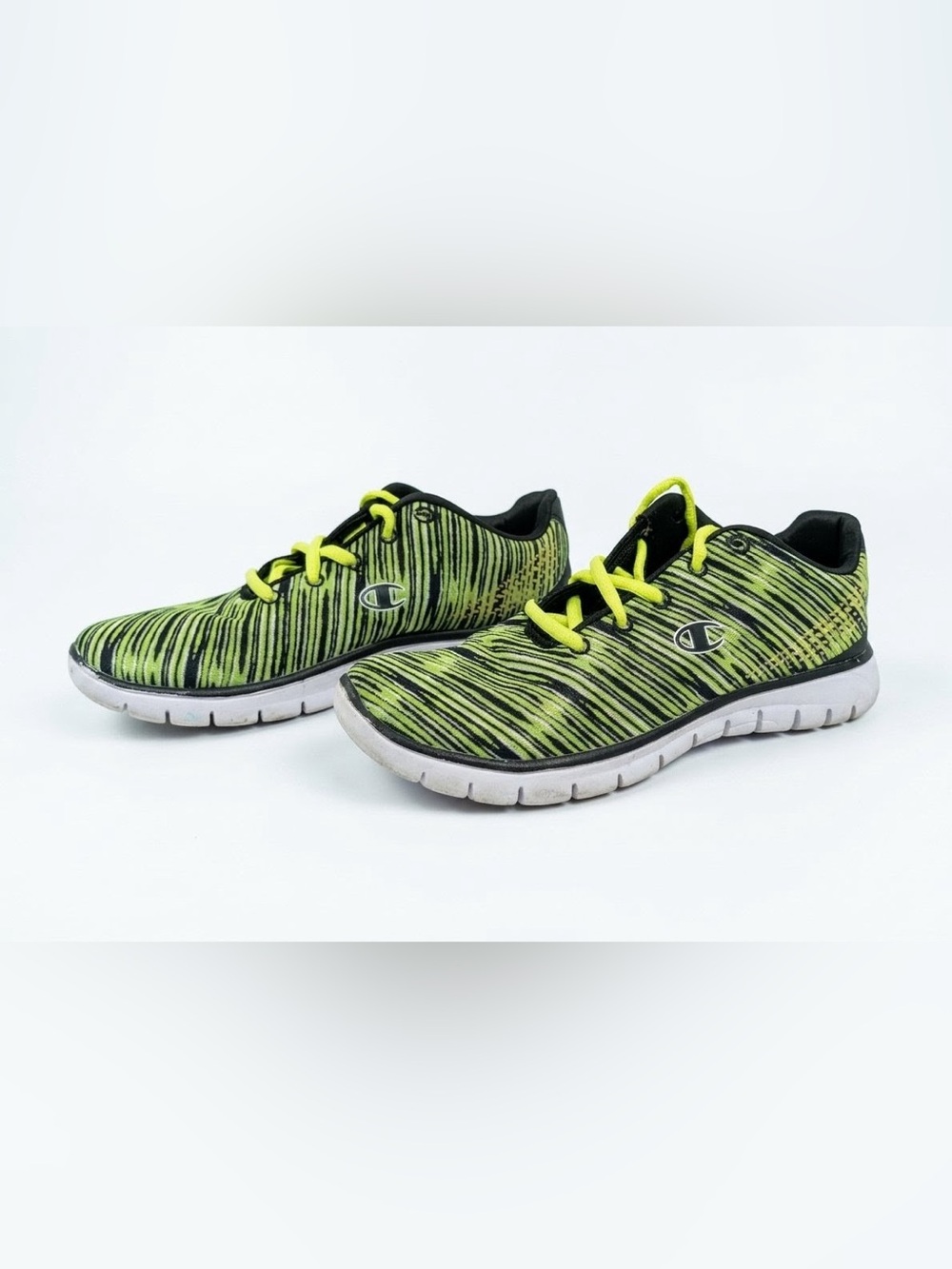 Champion Women’s Lightweight Athletic Sneakers - Neon Yellow/Black